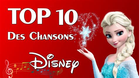 chanson de disney top 7